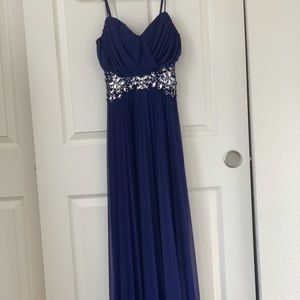 Blue Formal Maxi Dress